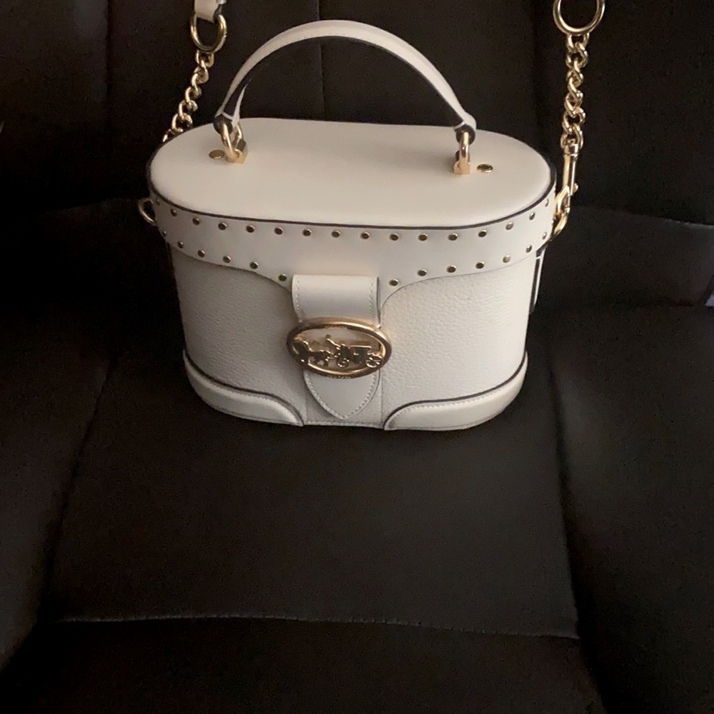 COACH GEORGIE GEM CROSSBODY WITH RIVETS